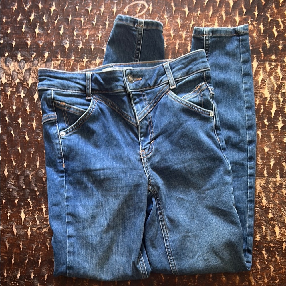 We the free, skinny, with stretch, Blue Denim Jeans